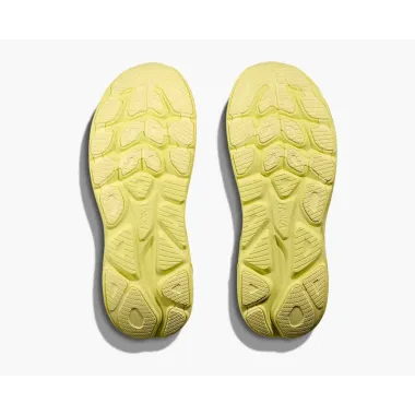HOKA CLIFTON 10 AMARIULLO ZAPATILLAS ASFALTO MUJER VISTA SUELA,ARISTARUN