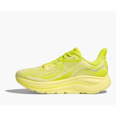 HOKA CLIFTON 10 AMARIULLO ZAPATILLAS ASFALTO MUJER VISTA INTERIOR,ARISTARUN