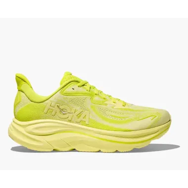 HOKA CLIFTON 10 AMARIULLO ZAPATILLAS ASFALTO MUJER VISTA EXTERIOR,ARISTARUN