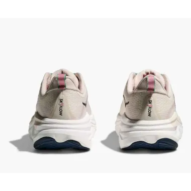 HOKA SKYFLOW ROSA PASTEL ZAPATILLAS RUNNING MUJER VISTA TRASERA,ARISTARUN