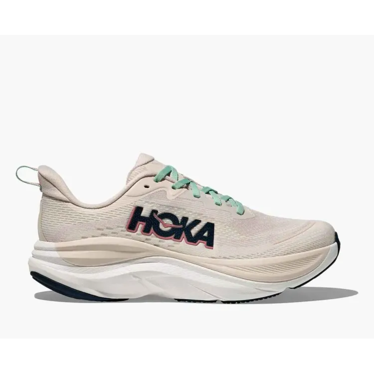 HOKA SKYFLOW ROSA PASTEL ZAPATILLAS RUNNING MUJER VISTA EXTERIOR,ARISTARUN