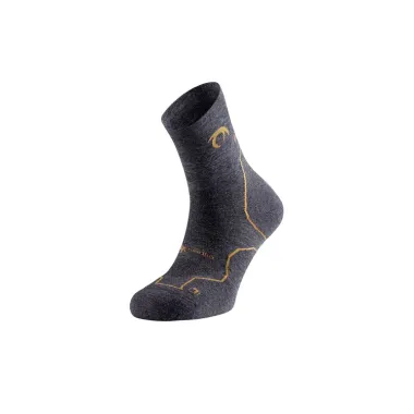 LURBEL CALCETINES LANA MERINO TAIGA GRIS NARANJA VISTA PORTADA,ARISTARUN