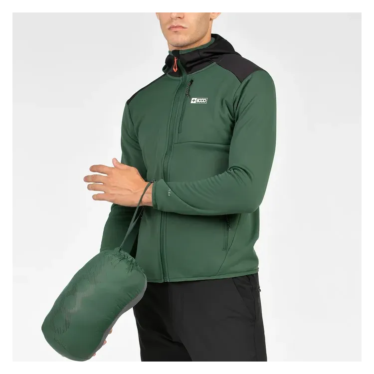 +8000 MESI NEGRO VERDE CAPA MEDIA HOMBRE VISTA DELANTERA,ARISTARUN