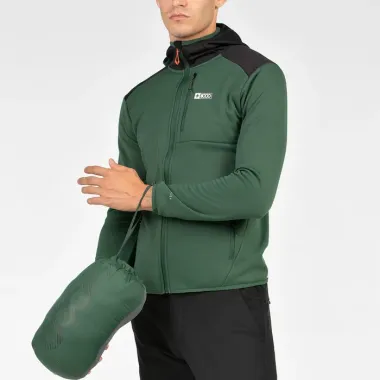 +8000 MESI NEGRO VERDE CAPA MEDIA HOMBRE VISTA DELANTERA,ARISTARUN
