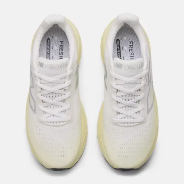 NEW BALANCE 1080 V14  BALNCO AMARILLO ZAPATILLAS ASFALTO MUJER VISTA SUPERIOR,ARISTARUN