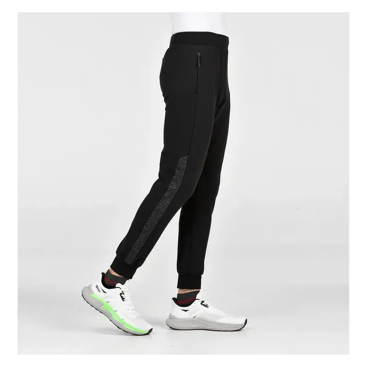 +8000 EYRIE NEGRO PANTALONES LARGOS DEPORTIVOS HOMBRE VISTA LATERAL,ARISTARUN