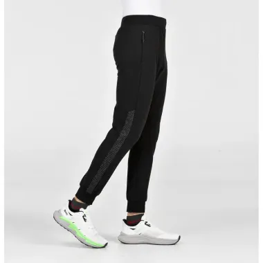 +8000 EYRIE NEGRO PANTALONES LARGOS DEPORTIVOS HOMBRE VISTA LATERAL,ARISTARUN