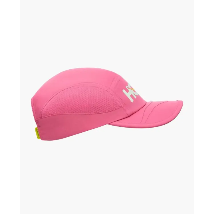 HOKA GORRA RUN ROSA VISTA LATERAL,ARISTARUN