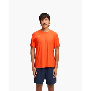 HOKA AIROLITE NARANJA CAMISETA RUNNING HOMBRE VISTA FRONTAL,ARISTARUN