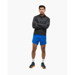 HOKA SUDADERA RUNNING NEGRO GLIDETECH QUARTER ZIP HOMBRE VISTA DELANTERA,ARISTARUN