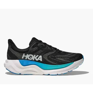 HOKA ARAHI 8 NEGRO AZUL ZAPATILLAS RUNNING HOMBRE VISTA EXTERIOR,ARISTARUN