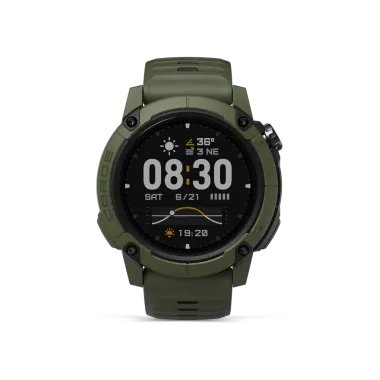 COROS NOMAD VERDE RELOJ DEPORTIVO VISTA DELANTERA,ARISTARUN