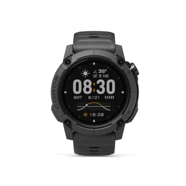 COROS NOMAD GRIS OSCURO RELOJ DEPORTIVO VISTA FRONTAL,ARISTARUN