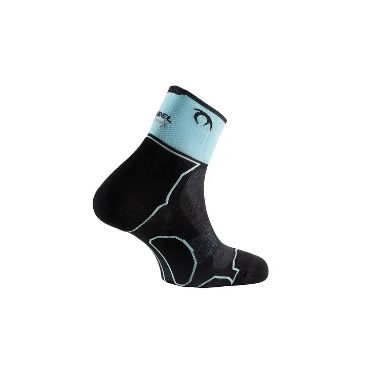 LURBEL DESAFÍO FOUR CALCETINES ANTIAMPOLLAS NEGRO AZUL VISTA TRASERA,ARISTARUN