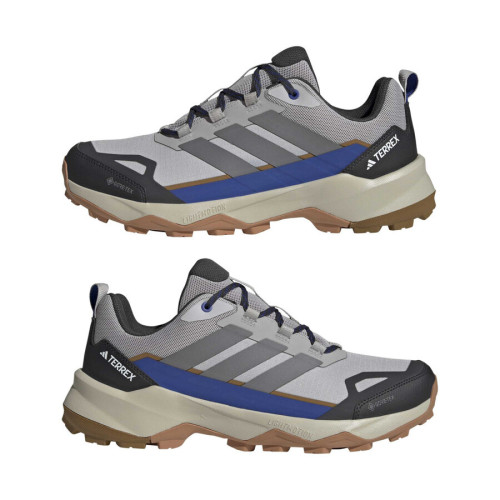ZAPATILLAS ADIDAS TERREX SKYCHASER GORE-TEX GRIS AZUL HOMBRE VISTA PAREJA,ARISTARUN