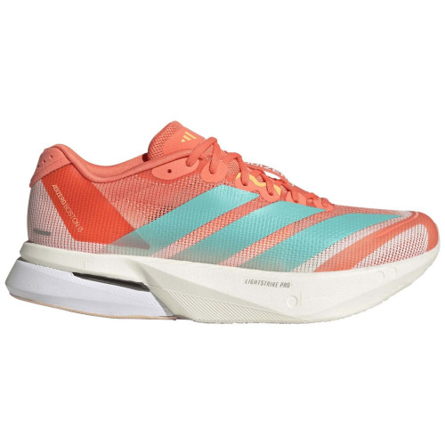 ADIDAS ADIZERO BOSTON 13 ROJO AZAUL ZAPATILLAS RUNNING MUJER VISTA EXTERIOR,ARISTARUN