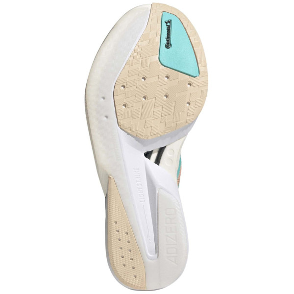 ADIDAS ADIZERO BOSTON 13 ROJO AZAUL ZAPATILLAS RUNNING MUJER VISTA SUELA,ARISTARUN