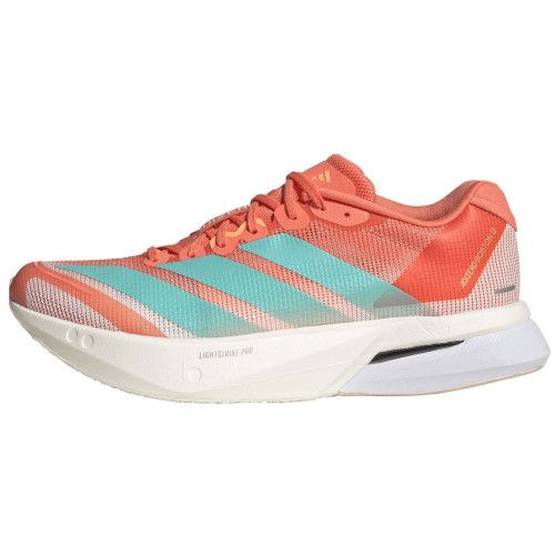 ADIDAS ADIZERO BOSTON 13 ROJO AZAUL ZAPATILLAS RUNNING MUJER VISTA INTERIOR,ARISTARUN