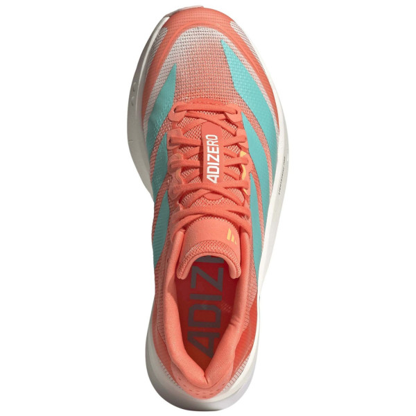 ADIDAS ADIZERO BOSTON 13 ROJO AZAUL ZAPATILLAS RUNNING MUJER VISTA SUPERIOR,ARISTARUN