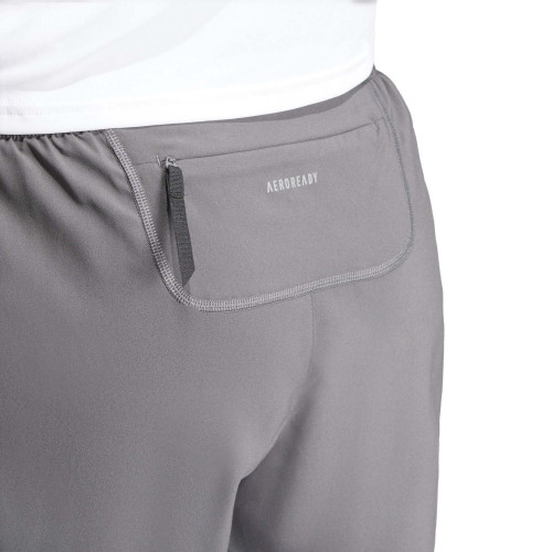 ADIDAS OTR PANTALONES CORTOS GRISES RUNNING HOMBRE VISTA BOLSILLO TRASERO,ARISTARUN