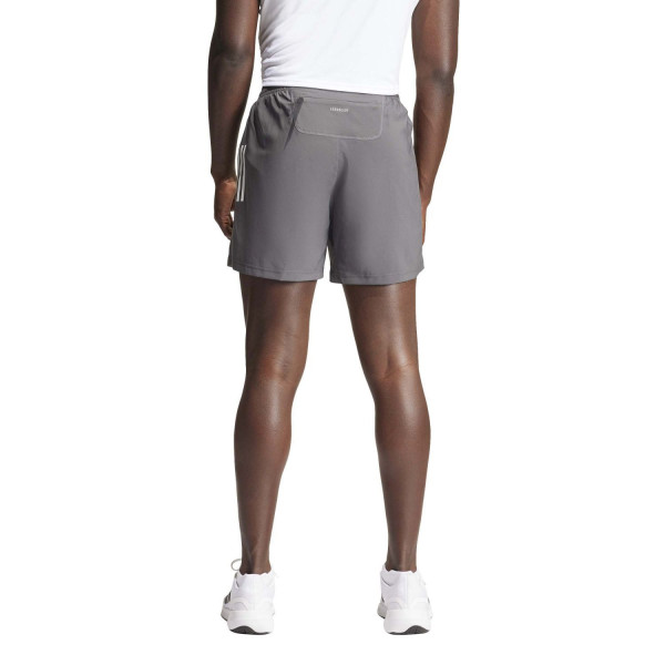 ADIDAS OTR PANTALONES CORTOS GRISES RUNNING HOMBRE VISTA TRASERA, ARISTARUN