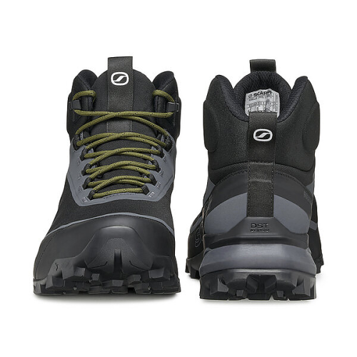 SCARPA RIBELLE CROSS 2 MID GTX NEGRO BOTAS TREKING HOMBRE MUJER VISTA PUNTA Y TALON,ARISTARUN