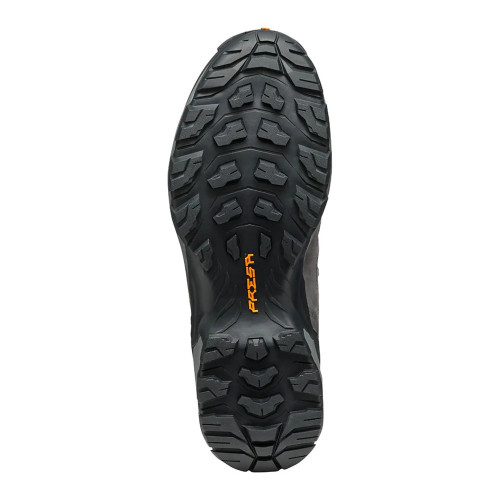 SCARPA MORAINE MID GTX GRIS AZUL BOTA TREKKING HOMBRE VISTA SUELA,ARISTARUN