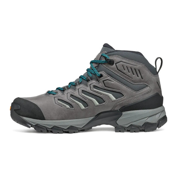 SCARPA MORAINE MID GTX GRIS AZUL BOTA TREKKING HOMBRE VISTA INTERIOR,ARISTARUN