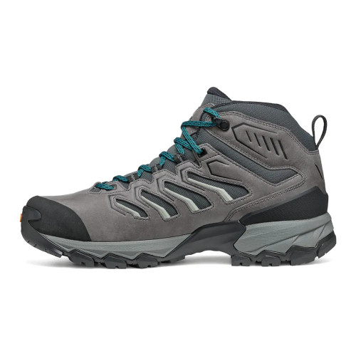SCARPA MORAINE MID GTX GRIS AZUL BOTA TREKKING HOMBRE VISTA INTERIOR,ARISTARUN