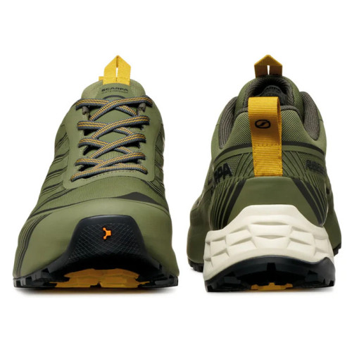 ZAPATILLAS SCARPA RIBELLE RUN LT WP VERDE HOMBRE VISTA PAREJA,ARISTARUN