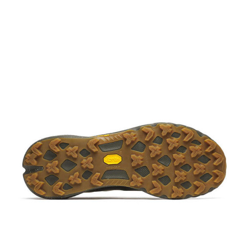 MERRELL AGILITY PEAK 5 BLANCO ROTO GRIS ZAPATILLA TRAIL RUNNING HOMBRE VISTA SUELA,ARISTARUN