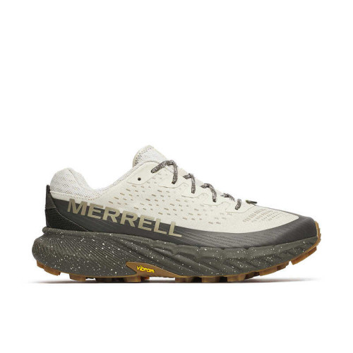 MERRELL AGILITY PEAK 5 BLANCO ROTO GRIS ZAPATILLA TRAIL RUNNING HOMBRE VISTA EXTERIOR,ARISTARUN