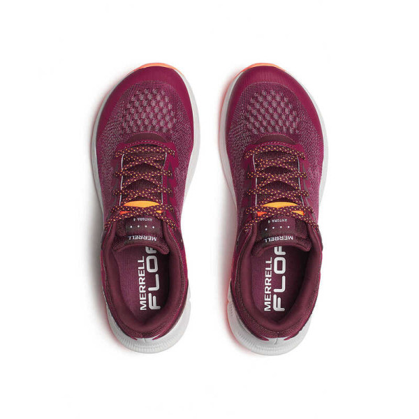 MERRELL ANTORA 4 MORADO GRANATE ZAPATILLAS TRAIL RUNNING MUJER VISTA SUPERIOR,ARISTARUN