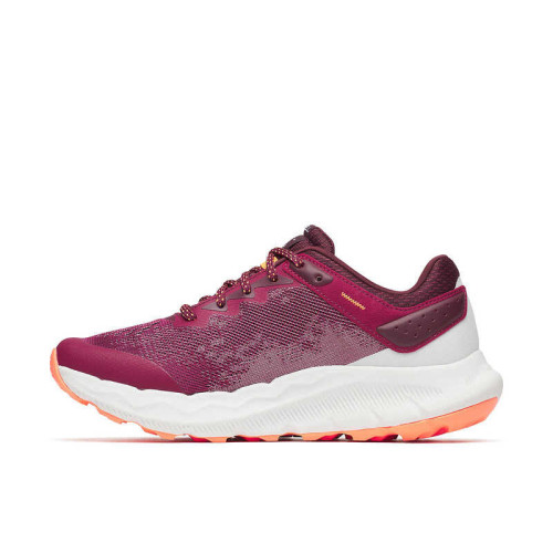 MERRELL ANTORA 4 MORADO GRANATE ZAPATILLAS TRAIL RUNNING MUJER VISTA INTERIOR,ARISTARUN