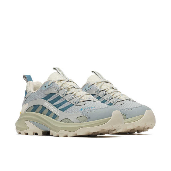 MERRELL MOAB SPEED 2 GTX ZAPATILLA SENDERISMO MUJER AZUL VISTA PAR,ARISTARUN