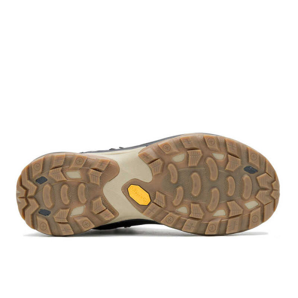 MERRELL MOAB SPEED 2 LEATHER MID WP NEGRO BOTAS TREKKING MUJER VISTA SUELA,ARISTARUN