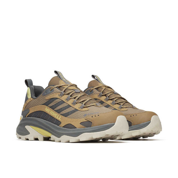 MERRELL MOAB SPEED 2 GTX MARRÓN GRIS ZAPATILLA HOMBRE VISTA PAR,ARISTARUN