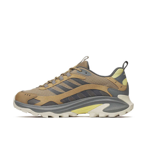 MERRELL MOAB SPEED 2 GTX MARRÓN GRIS ZAPATILLA HOMBRE VISTA INTERIOR,ARISTARUN