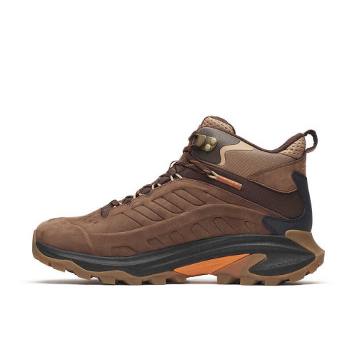MERRELL MOAB SPEED 2 LEATHER MID WP MARRÓN HOMBRE VISTA INTERIOR,ARISTARUN