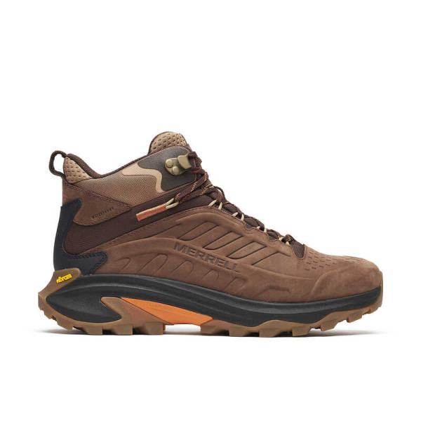 MERRELL MOAB SPEED 2 LEATHER MID WP MARRÓN HOMBRE VISTA INTERIOR,ARISTARUN