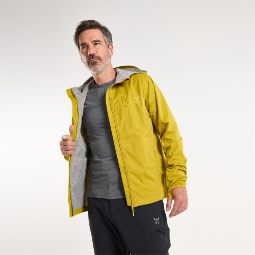 ALTUS BAIKAL J30 MOSTAZA CHAQUETA IMPERMEABLE HOMBRE VISTA CREMALLERA,ARISTARUN