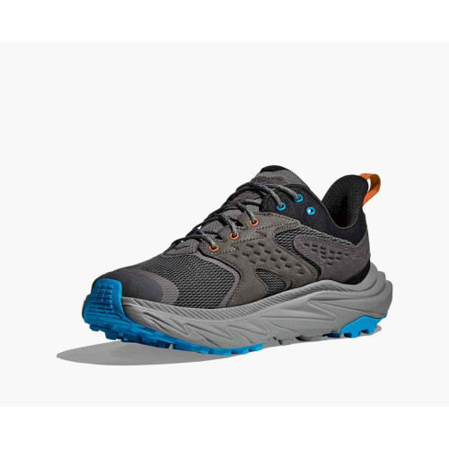 HOKA ANACAPA LOW 2 GRIS ZAPATILLAS TREKKING HOMBRE VISTA DELANTERA,ARISTARUN