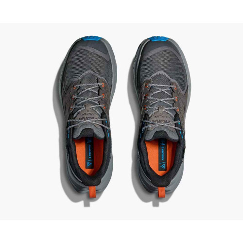 HOKA ANACAPA LOW 2 GRIS ZAPATILLAS TREKKING HOMBRE VISTA SUPERIOR,ARISTARUN