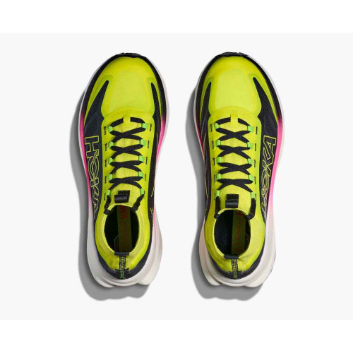 ZAPATILLAS HOKA TECTON X 3 NEGRO AMARILLO HOMBRE VISTA SUPERIOR,ARISTARUN