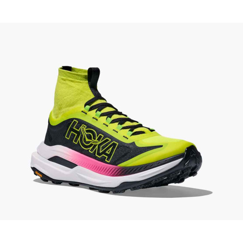 ZAPATILLAS HOKA TECTON X 3 NEGRO AMARILLO HOMBRE VISTA PORTADA,ARISTARUN