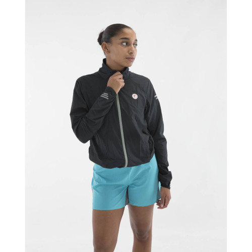 PIMIENTO NEGRO CORTAVIENTOS NEGRO UNISEX VISTA FRONTAL MUJER,ARISTARUN