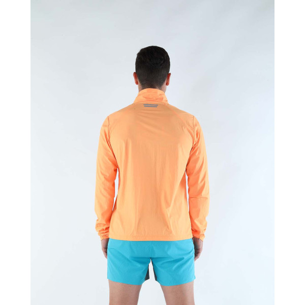 PIMIENTO NEGRO CORTAVIENTOS NARANJA UNISEX VISTA TRASERA,ARISTARUN