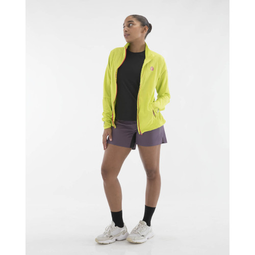 PIMIENTO NEGRO CORTAVIENTOS AMARILLO UNISEX VISTA DELANTERA MUJER,ARISTARUN