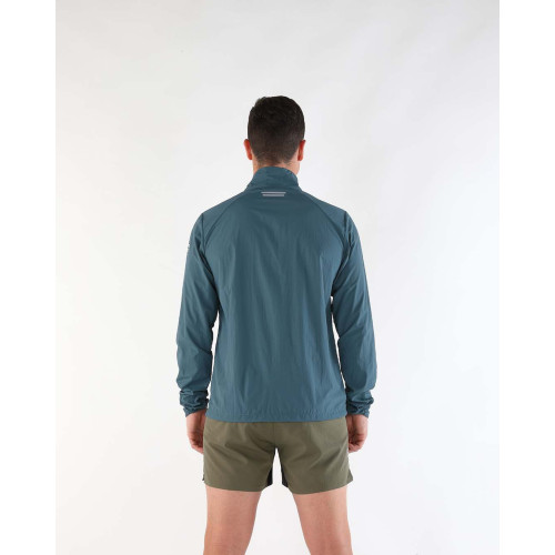 PIMIENTO NEGRO CORTAVIENTOS AZUL OSCURO UNISEX VISTA TRASERA,ARISTARUN