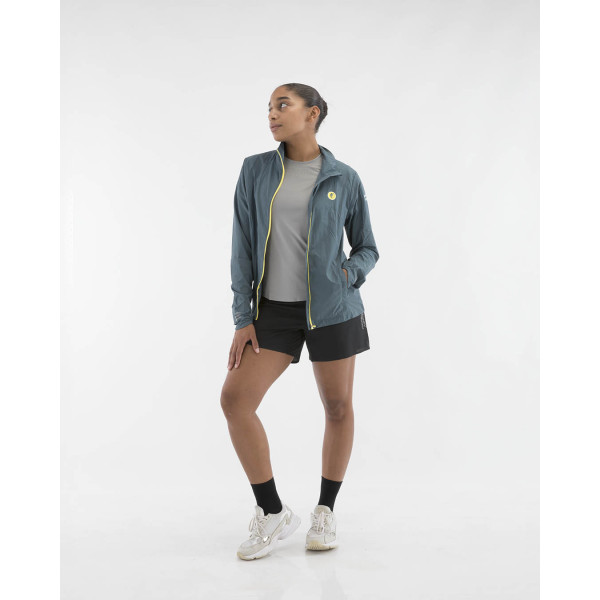 PIMIENTO NEGRO CORTAVIENTOS AZUL OSCURO UNISEX VISTA DELANTERA MUJER,ARISTARUN